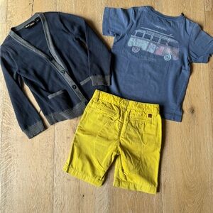 Boys boutique size 4 cute preppy outfit 3 piece summer tea collection price firm